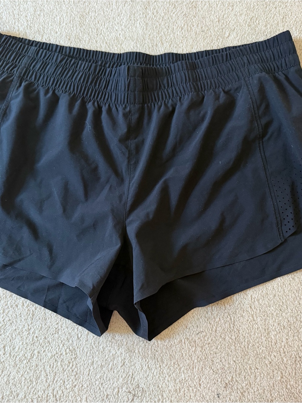 Athletes Black Women's Athletic Shorts - Lightweight Stretch